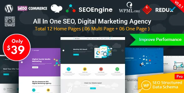 SEO Engine – Digital Marketing Agency WordPress Theme