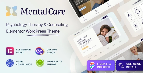 Mental Care – Therapy & Counseling Psychologist WordPress Theme