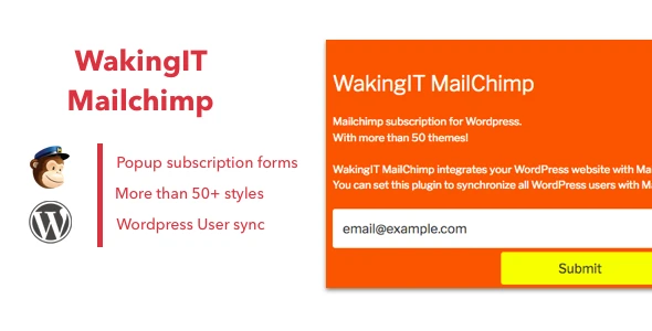 WakingIT Mailchimp Newsletter WordPress Plugin