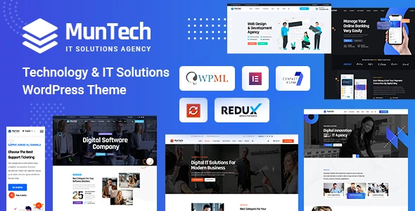 Muntech – IT Solutions & Technology Theme