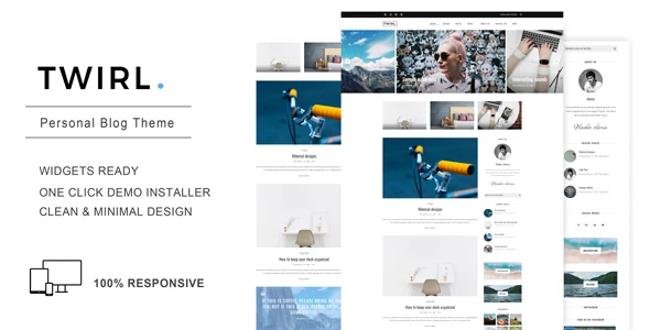 Twirl – A Personal WordPress Blog Theme