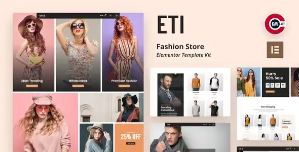 ETI – Fashion Store Elementor Template Kit