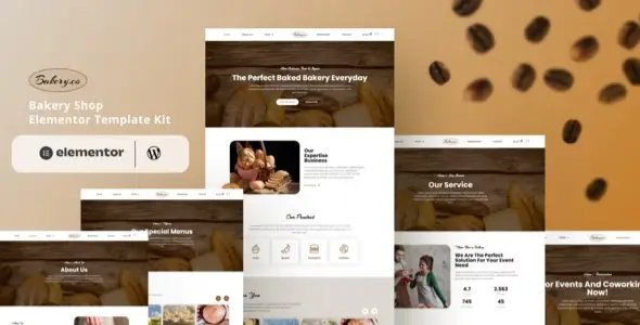 Bakery.co – Bakery Shop Elementor Template Kit