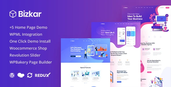 Bizkar – Creative Agency WordPress Theme
