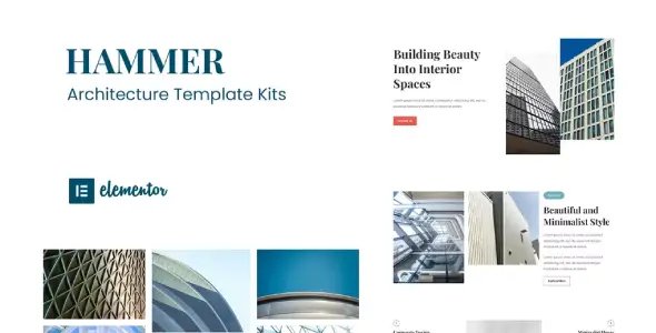 Hammer – Minimal Architecture Elementor Template Kit