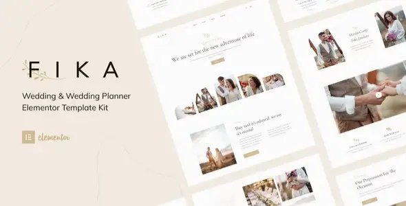 Fika – Wedding & Wedding Planner Elementor Template Kit