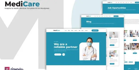 MediCare – Hospital & Health Service Elementor Template Kit